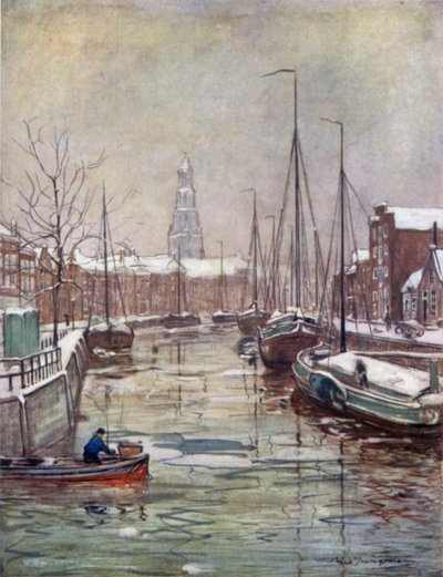 Un canale di Groningen all